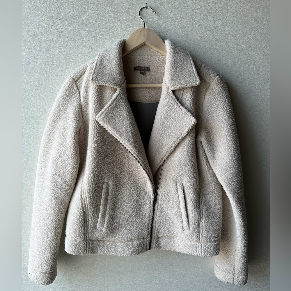 Cream LILLA P fleece jacket